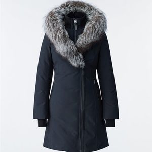 MACKAGE TRISH-X BLACK L - Brand New Ladies Luxury Coat (Winter Sale)
